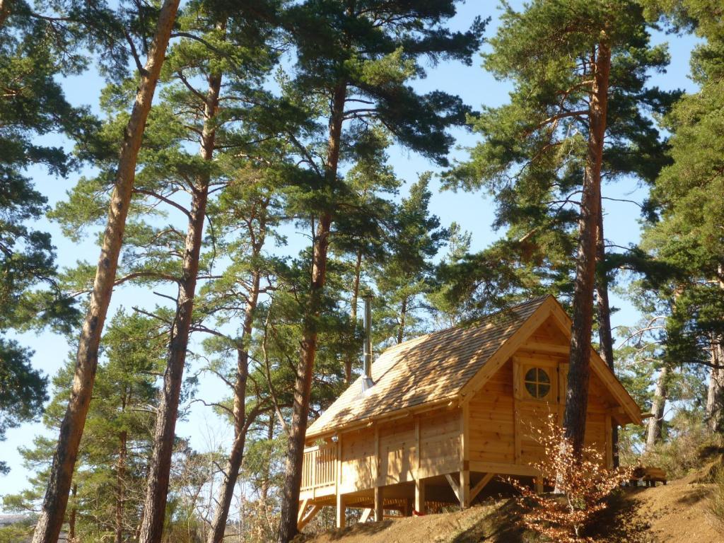 Cabane Lodge Domaine Du Lac Chambon Murol Bilik gambar